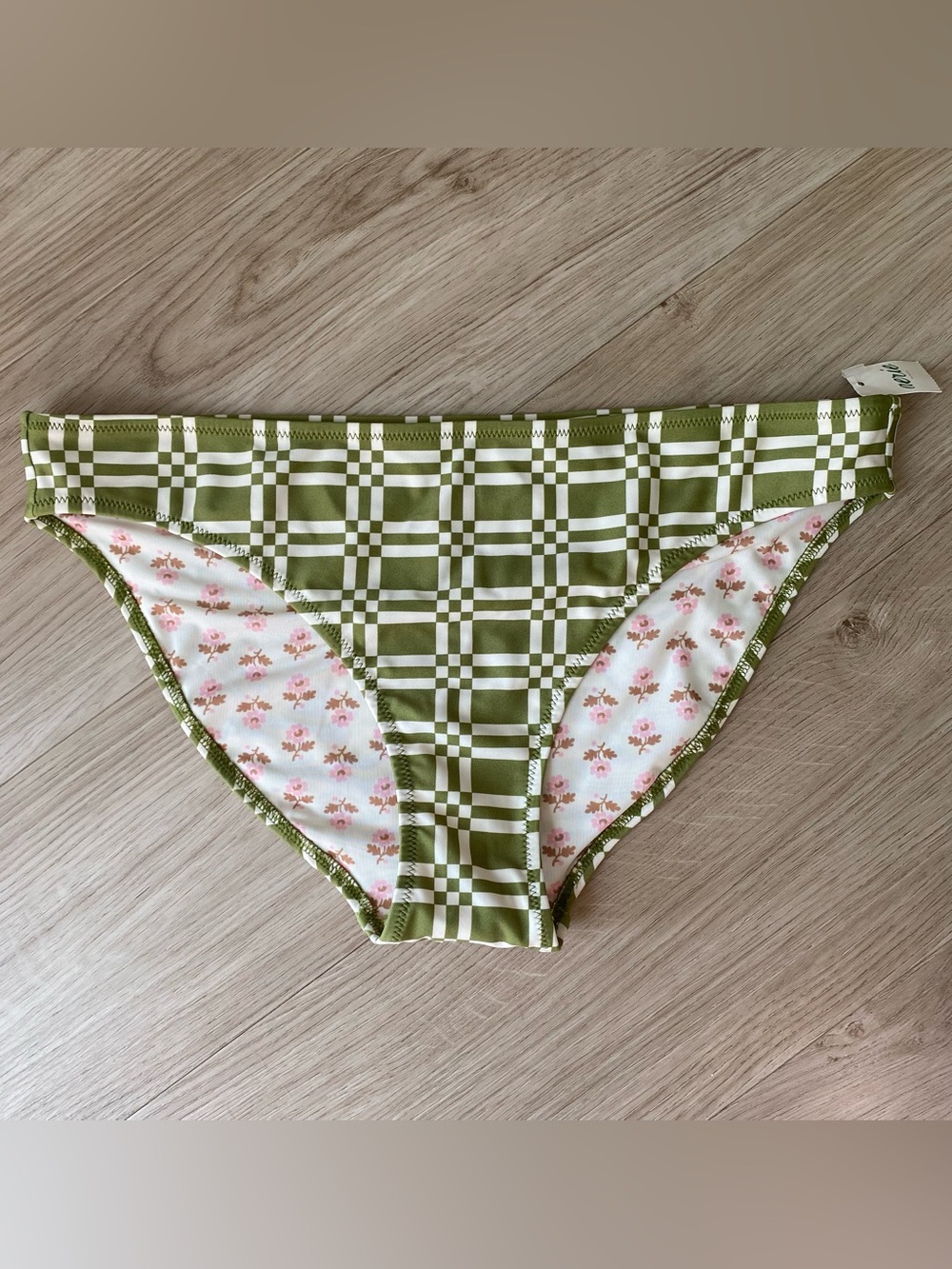 ❤️ NWT aerie Full Coverage Classic Bikini Bottom in Palm - Medium